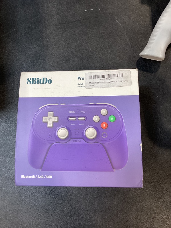 Photo 1 of 8BitDo Pro 3 Bluetooth Controller for Switch/Switch 2 – TMR Joysticks, Swappable ABXY Buttons, Pro Back Buttons, Charging Dock, Hall Effect Triggers, for Windows, Apple, SteamOS, Android - Purple