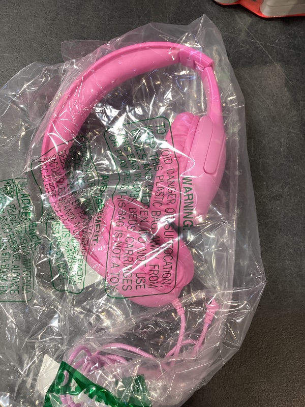 Photo 1 of Acer Kids Headphones - 85/94dB Volume Limiter, Foldable Wired Over Ear Headphones for Travel, 3.5mm Jack, Toddler Headphones for School, Travel, iPad, Tablet, Pink Gradient, HK03