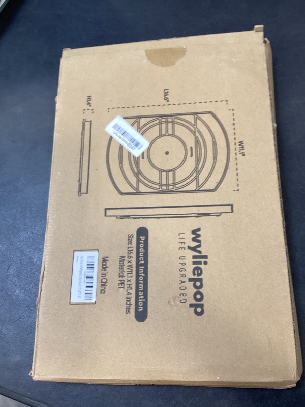 Photo 1 of Wyliepop Lazy Susan for Refrigerator - 360° Turntable Refrigerator Organizer and Storage Tray for Fridge, Cabinet & Pantry - Rectangle Lazy Susan (16.5"x11.5"x1.5")