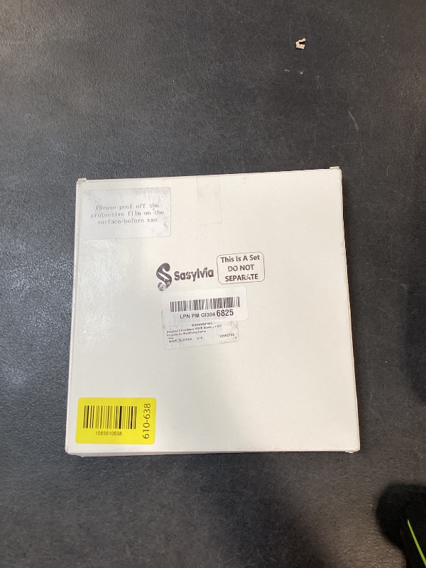 Photo 1 of Sasylvia 2 Pcs HDPE Sheet, HDPE Plastic Sheet Flexible High Density Polyethylene Board Solid Plastic Block for DIY Projects for Machining Home(Black,1/2"x4"x8")