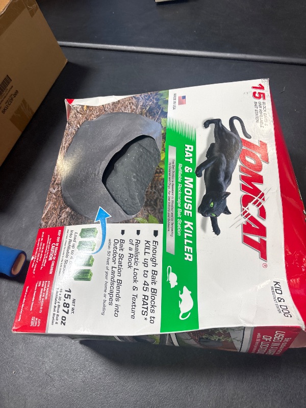 Photo 1 of Tomcat Rat & Mouse Killer Refillable Rockscape Bait Station