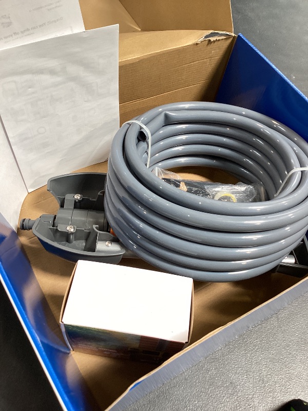 Photo 1 of 3 in 1 Smart Oscillating Sprinkler System with Timer, 3000 Sq.Ft Lawn Irrigation Kit, 360° Sprinkler, 33FT 5/8" Anti-Kink Hose, Solid Brass Connector for Yard, Lawn, Garden, Raised Bed, Outdoor