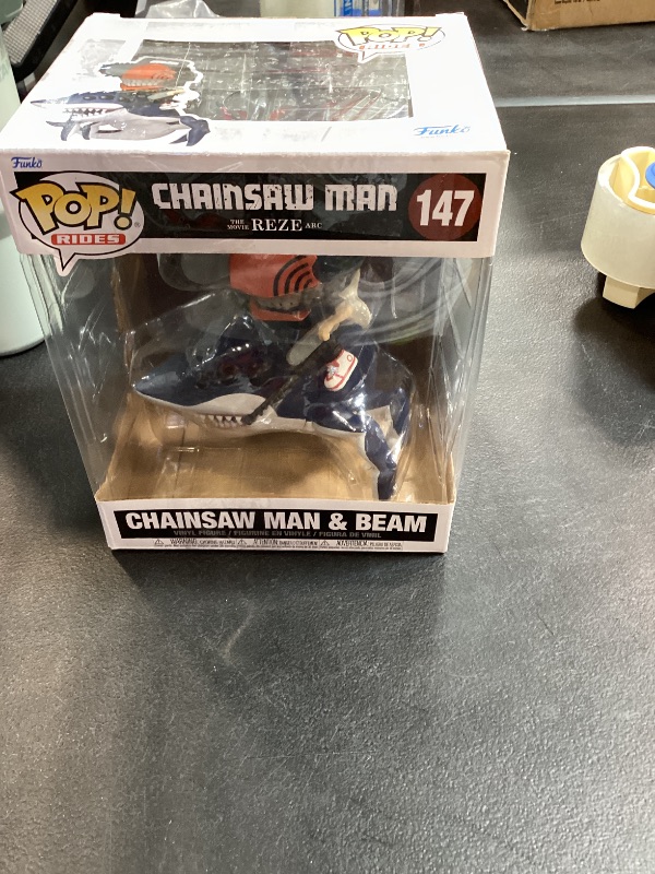 Photo 1 of Funko Pop! Rides Deluxe: Chainsaw Man Reze - Chainsaw Man and Beam - Collectable Vinyl Figure - Gift Idea - Official Merchandise - Toys for Kids & Adults - Anime Fans