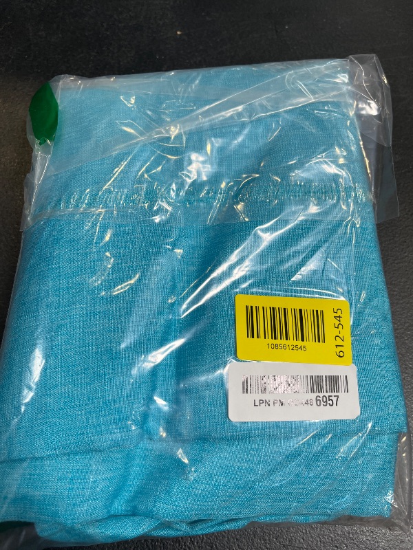 Photo 1 of youngseahome Outdoor Tablecloth Wrinkle-Free Stain Resistant Waterproof Polyester Fabric Table Cover with Zipper Umbrella Hole for Picnic/Party/Dinner/Patio Garden(60×84inch,Zippered,Aqua)