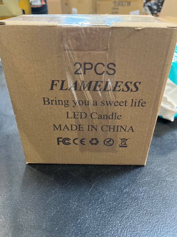 Photo 1 of Autbye Rechargeable Flameless Candle, Realistic 3D Flickering Warm Flame, LED Candle with Remote Control & Timer for Holiday, Wedding, Patio and Home Decoration(Set of 2)