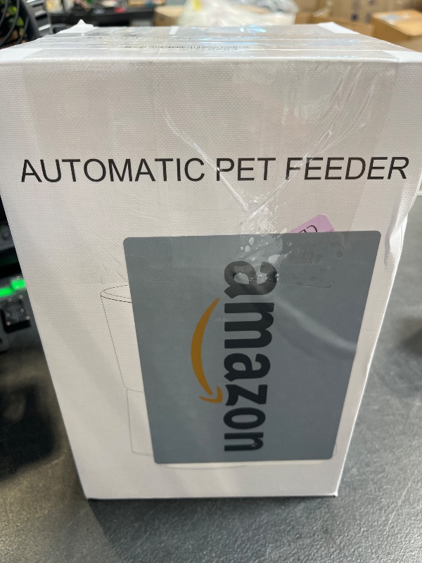 Photo 1 of Automatic Cat Feeders for Two Cats, 5L/20 Cups Double Automatic Cat Food Dispenser with 2 Stainless Bowls, Timer Setting 20 Portions 6 Meals Per Day, 10s Meal Call