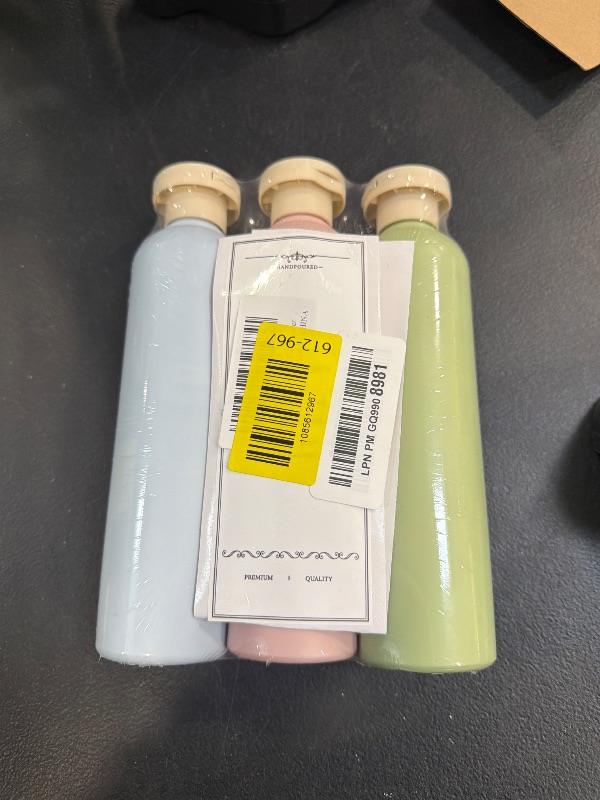Photo 1 of UMETASS Travel Shampoo Bottle, Empty Plastic Squeeze Bottles 8.8oz with Flip Cap, Lotion Container for Toiletries Travel Size Shampoo and Conditioner