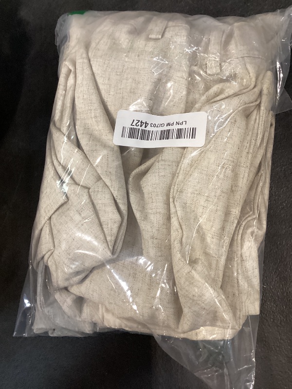 Photo 1 of Trasign Beige Linen Suits for Boys Kids 2 Piece Slim Fit Jacket Pants Set for Teenage Summer Beach Wedding Guest Outfit Size 8