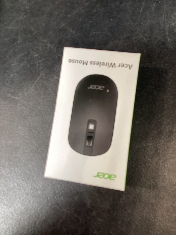 Photo 1 of Acer Computer Mouse Wireless, 2.4G Slim USB Wireless Mice with USB Receiver, Small Sized Hands, 800/1200/1600 Adjustable DPI Optical Laptop Mouse with 4 Buttons, Portable for Laptop, Desktop, PC