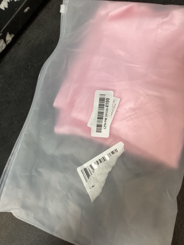 Photo 1 of Niipty Two Piece Workout Set for Women Long Sleeve Top Matching High Waist Scrunch Butt Shorts Gym Sets Yoga Outfits Sets - Pink L