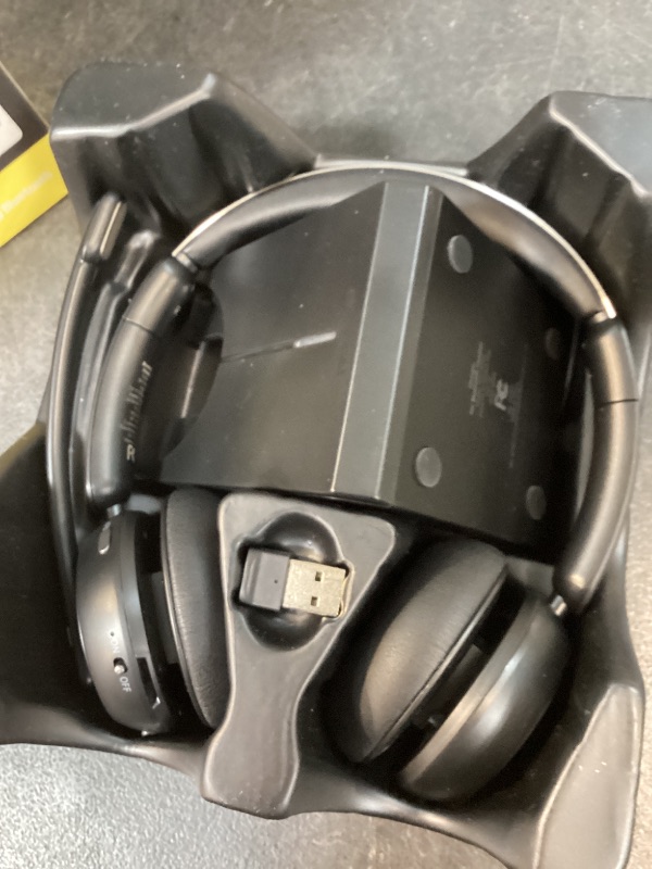 Photo 1 of Waxop Wireless Headset with Mic for Work, Bluetooth Headset with Microphone Noise Cancelling & Mute Button, 65H Talk Time, Comfortable Wireless Headsets for Work/Call Center/Computer/Laptop/Calls