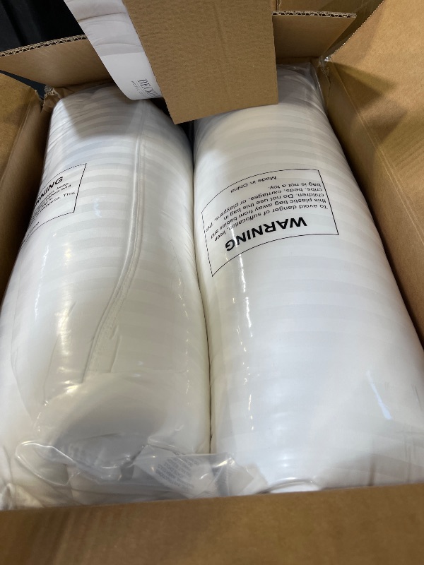 Photo 1 of Beckham Hotel Collection Bed Pillows Standard/Queen Size Set of 2 - Original Soft Down Alternative Pillow for Sleeping - Soft Support for Back, Stomach or Side Sleepers