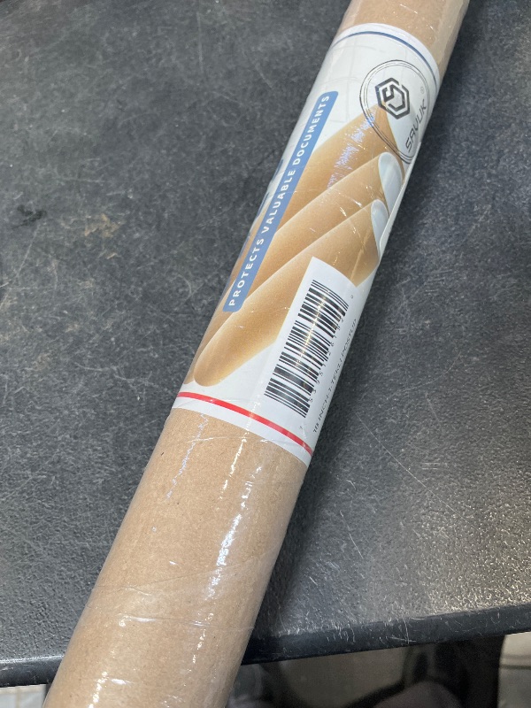 Photo 1 of SAVUK Mailing Tubes with Plastic Caps Shipping Cardboard Blueprints Artwork Poster Extra Heavy-Duty Thickness Posters, Art Prints Multipurpose Documents Storing (1 Pack) 2x18 inch