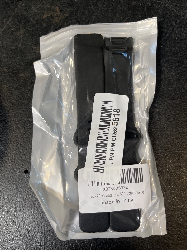 Photo 1 of New 2 pack waterproof black 