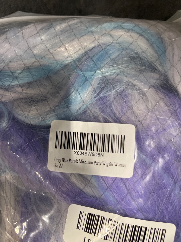 Photo 1 of Gary blue purple mice I’m party wig for women 