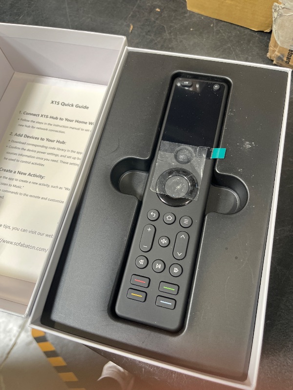 Photo 1 of SofaBaton X1S Universal Remote with Hub, Universal Remote Control with One Touch Activities, Customize SofaBaton APP, Compatible with 60 Devices, Compatible with Alexa Google Assistant, Raise to Wake