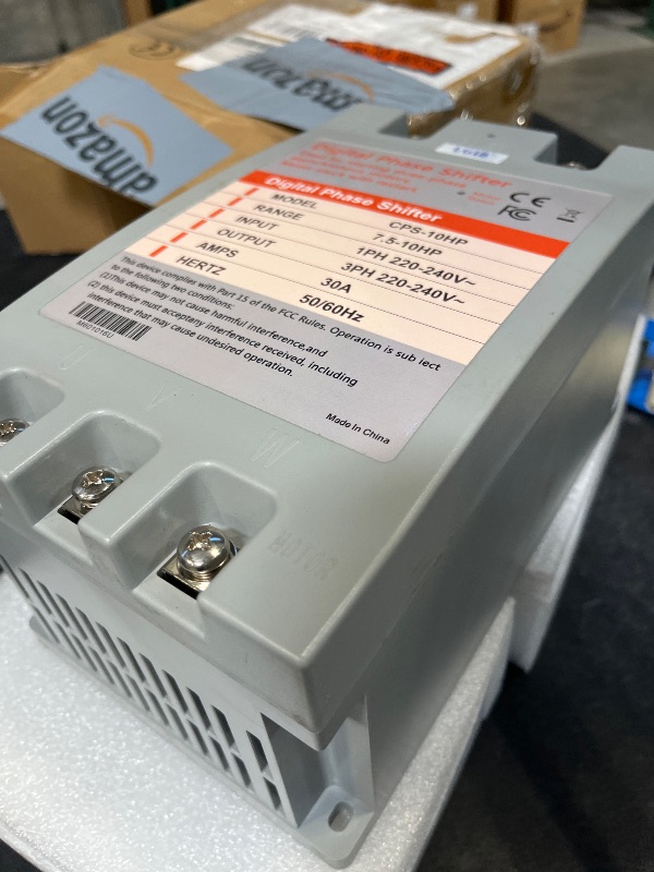 Photo 1 of LGIB Single Phase to 3 Phase Converter?10HP 220V 3 Phase Converter?220V-240V Input/Output Digital Phase Shift for 10HP Motor