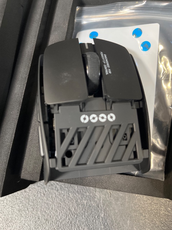 Photo 1 of Pulsar Gaming Gears LAB X2F Wireless Fingertip Gaming Mouse, Ultra Lightweight 1.34 oz (38 g), HUANO Blue Pink Dot Switches, 32,000 DPI, 750 IPS, XS-1 Sensor, 8K Compatible (Black)