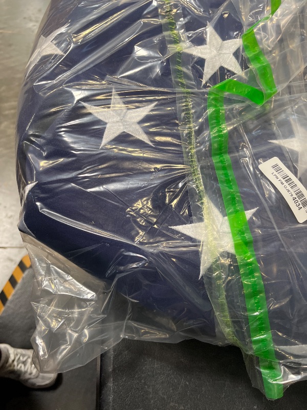 View 2 of American Flag for Outside 6x10 FT Large, Deluxe Heavy Duty Spun Polyster, TearProof and Waterproof Super Tough Series, All Weather High Wind USA US Flag with Embroidered Stars, Sewn Stripes, Brass Grommets