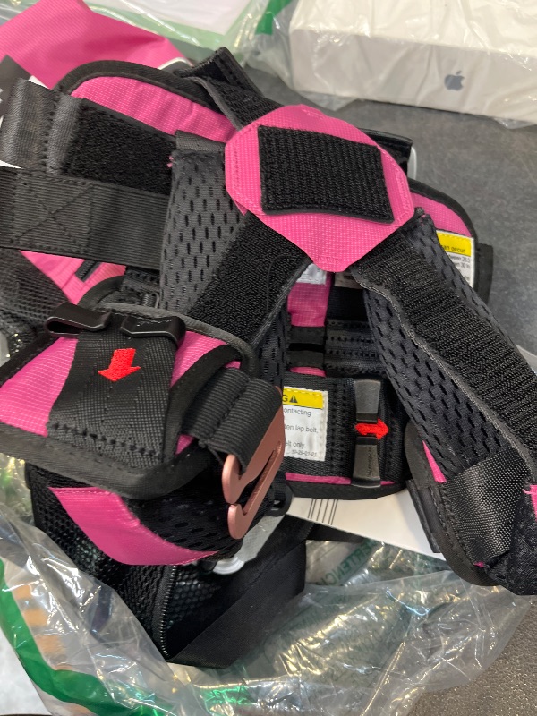 Photo 1 of RideSafer Gen 5 - Extra Small (XS) Pink, Lightweight, Compact, Portable Car Seat, 2+ Years; 26.5–40 lb - Perfect for Travel and Everyday Child Safety