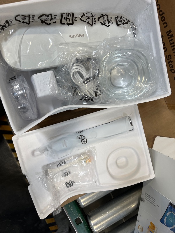 Photo 1 of Philips Sonicare DiamondClean Smart 9500 Electric Toothbrush - Sonic Toothbrush with App, Pressure Sensor, 15 Brushing Settings, Replacement Reminder, USB Charging Travel Case, White, Model HX9923/01