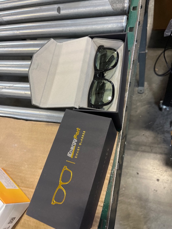Photo 1 of EnergyPort AI Smart Glasses with Camera & Bluetooth, 8MP 1080P HD Video, Photochromic + Blue Light Lenses, Open-Ear Audio, Voice Assistant, AI Recognition & Translation, Privacy LED, IPX4