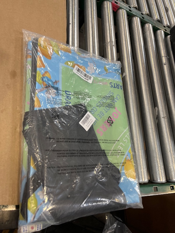 Photo 1 of TIASUSAN American Mahjong Learning Mat (33” x 33”) with Black Carrying Bag, Blue and Green, Anti-Slip, Noise-Reducing, Mahjong Mat for Table