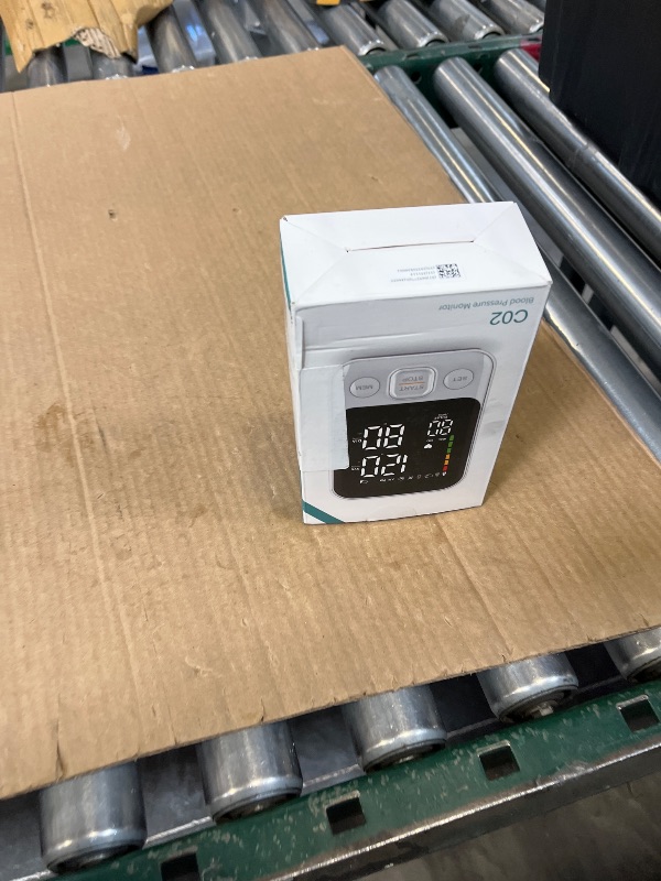 Photo 1 of Blood Pressure Monitor Upper Arm Machine Accurate Adjustable BP Cuff Kit Led Backlit Display 2 Users 240 Sets Memory Includes Storage Bag White
