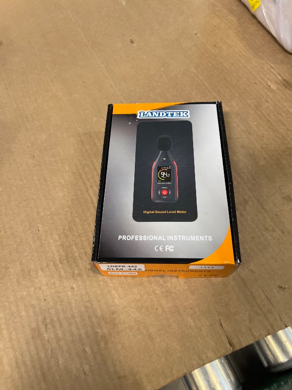 Photo 1 of Decibel Meter Sound Level Data Logger, Portable SPL Meter Noise Monitor with Data Logging & Graph Printing, A/C Weighted, Fast/Slow, MAX, Data Hold, 3-Color Alarm dB Meter for Noisy Neighbor Factory