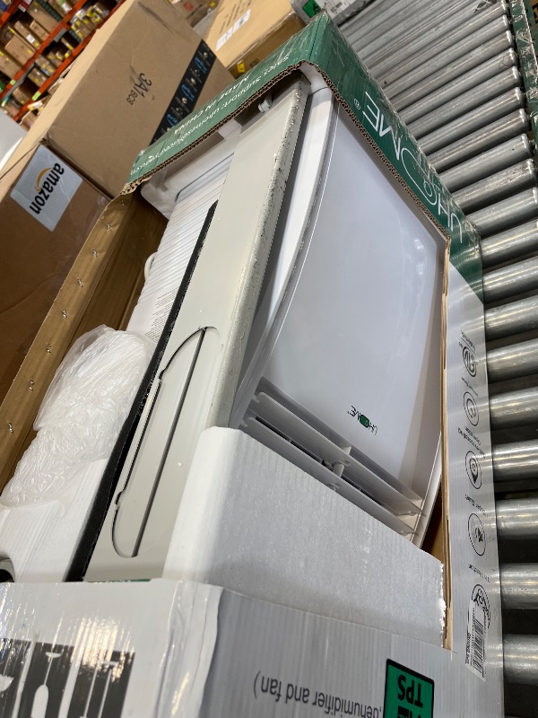 Photo 1 of Uhome Portable Air Conditioner, 8000 BTU Compact AC Unit with Cooling, Dehumidifier, Fan, Remote Control and Window Mount Kit Included, White