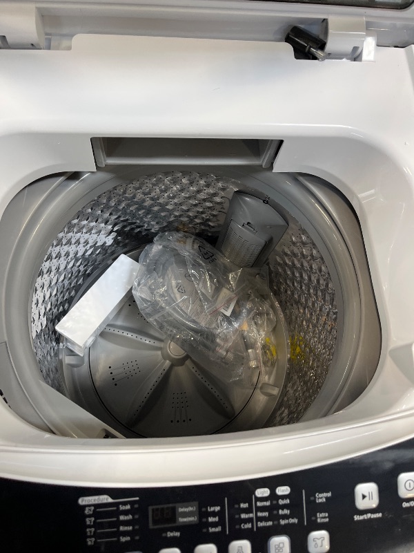 Photo 1 of BLACK+DECKER 3.0 Cu. Ft. Portable Washer, 26.5 lb. Capacity, BPW30MW, White---there are some dents