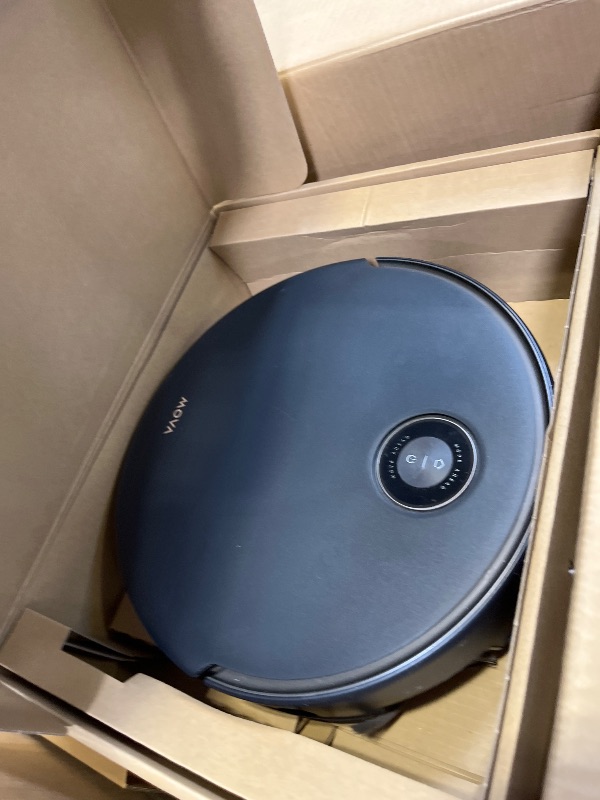 Photo 1 of MOVA V50 Ultra Complete Robot Vacuum and Mop, 24,000Pa Suction, Zero Tangling Duobrush, 2.28in Obstacle Overcoming, FlexiRise Navigation, 176°F Hot Water Mop Self-Cleaning & Fast Hot Air Drying, Black