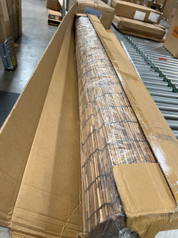 Photo 1 of MOOKNAT Natural Reed Fence,6FT X 16.4FT Bamboo Fencing Privacy Reed Screening for Outdoor, Gallery, Restaurant, Hotel, Patio (Brown)