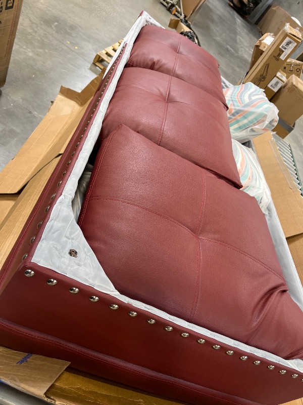 Photo 1 of L-Shaped Combination Sofa Set, Luxurious Synthetic Leather Living Room Sofa, Suitable for Living Rooms, Bedrooms, Apartments, and Offices-----please bring truck when pick up item is xl