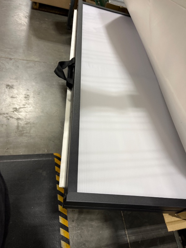 Photo 1 of pabues A Frame Sidewalk Sign 24x36 inches Sandwich Board Signs Outdoor Heavy Duty Double-Sided,including 2 Corrugated Boards 2 Anti-Glare for Business Indoor Outdoor (1 PACK)