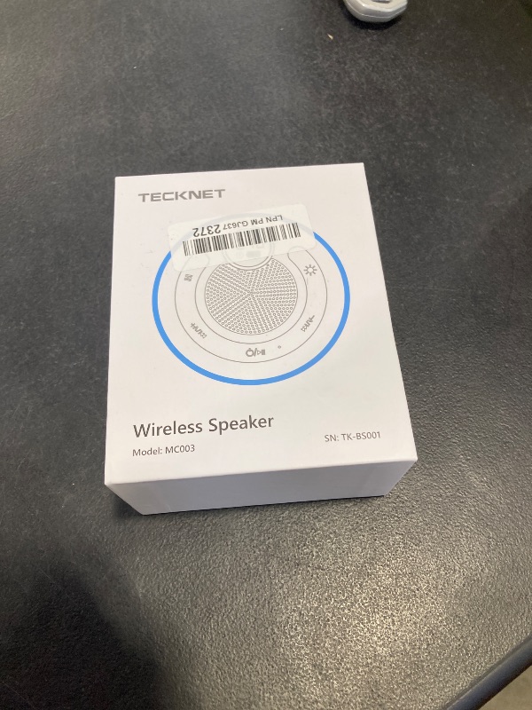 Photo 1 of TECKNET Bluetooth Shower Speaker, IPX7 Waterproof Portable Wireless Speaker with RGB Light, BT 5.3, 10H Playtime, Built-in Mic, Suction Cup & TWS HD Stereo for Bath Beach Travel - Gift Ideas (Black)