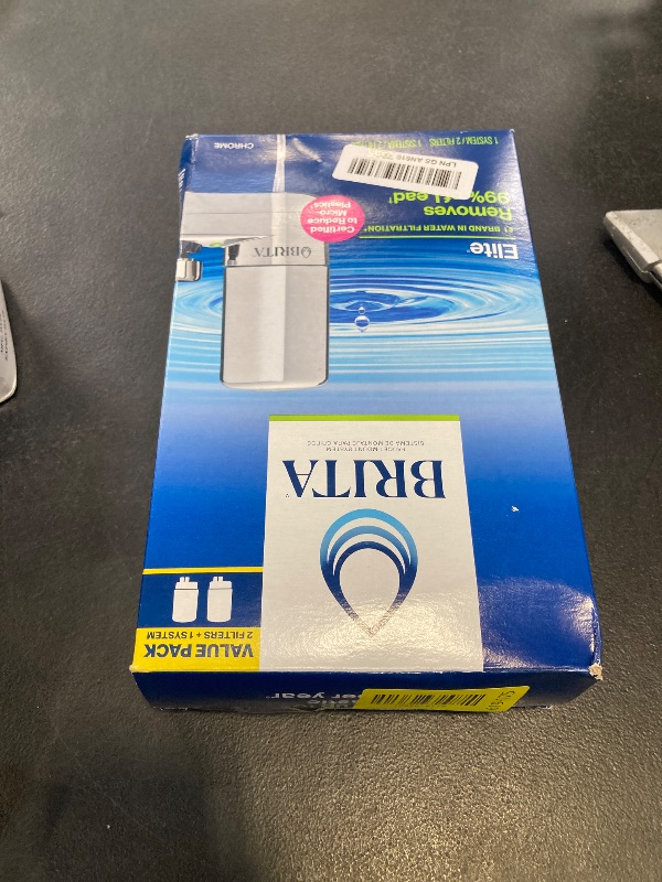Photo 1 of Brita Faucet Mount Water Filter System, Includes 2 Filters, Chrome
