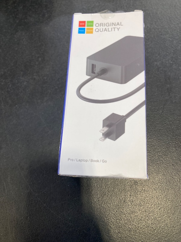 Photo 1 of 65W Charger Compatible with Microsoft Surface Pro 11, 10, 9, 8, 7+, 7, 6, 5, 4, 3, X, Power Adapter for Windows Surface Laptop 7/6/5/4/3/2/1, Go Tablet, Book 3/2/1, Support 44W, 36W, LED, 10FT