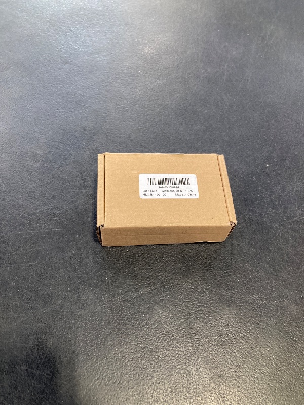 Photo 1 of MewuDecor 1/4-20 Nylon Insert Hex Lock Nuts Locknuts, 304 Stainless Steel 18-8, Black Oxide, 100 PCS