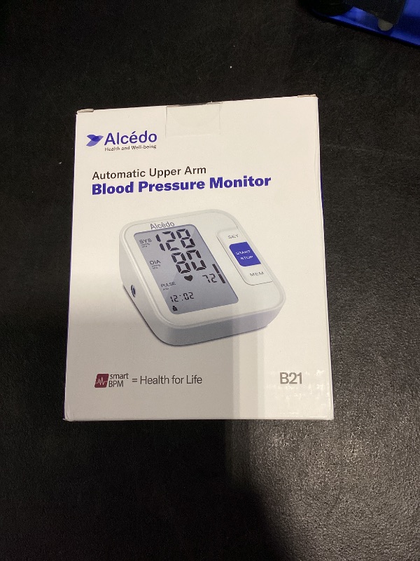 Photo 1 of Alcedo Blood Pressure Monitor for Home Use, Upper Arm Cuff BP Machine