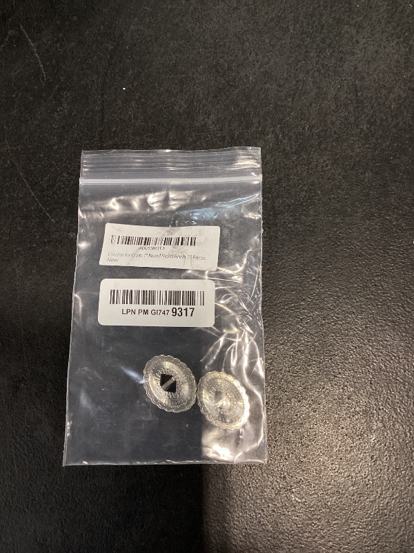 Photo 1 of Conchos for Crafts 1" Round Western Style Nickel Finish 10 Pieces