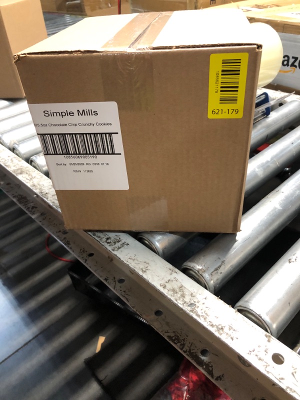 Photo 1 of ***EXPIRATION: 05/26 *** Simple Mills Almond Flour Chocolate Chip Cookies, Gluten Free and Delicious Crunchy Cookies, Organic Coconut Oil, Good for Snacks, 6 Count (Packaging May Vary)