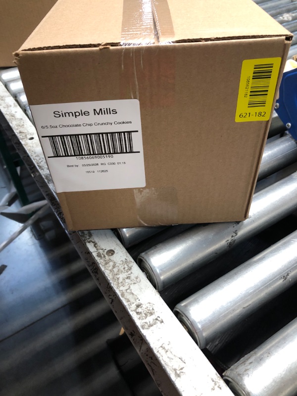 Photo 1 of ***EXPIRATION: 05/26 *** Simple Mills Almond Flour Chocolate Chip Cookies, Gluten Free and Delicious Crunchy Cookies, Organic Coconut Oil, Good for Snacks, 6 Count (Packaging May Vary)