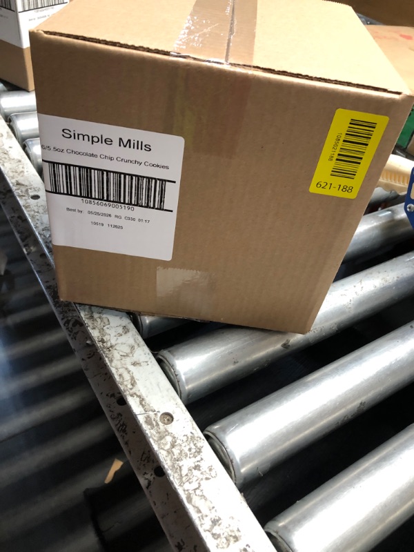 Photo 1 of ***EXPIRATION: 05/26 *** Simple Mills Almond Flour Chocolate Chip Cookies, Gluten Free and Delicious Crunchy Cookies, Organic Coconut Oil, Good for Snacks, 6 Count (Packaging May Vary)