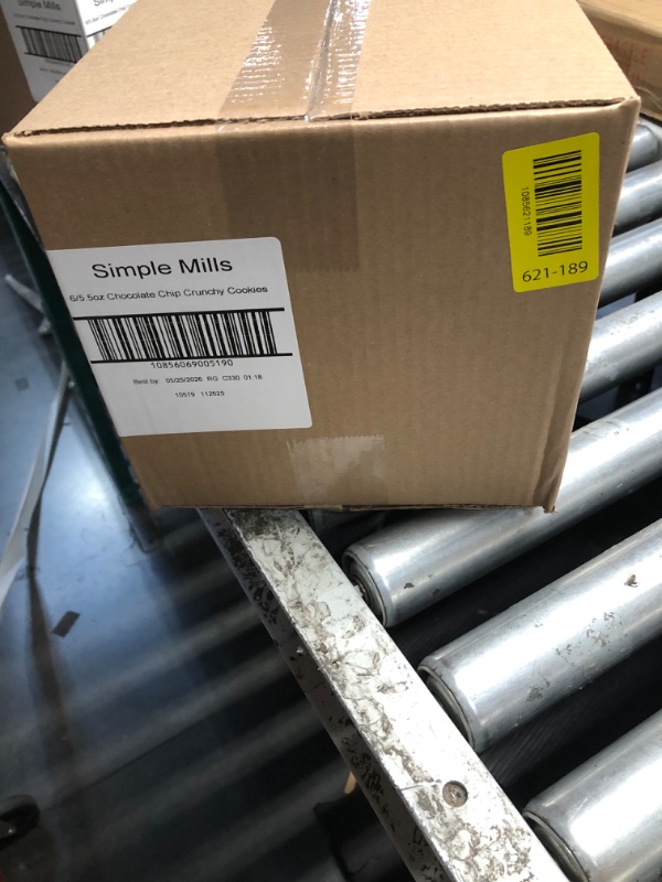 Photo 1 of ***EXPIRATION: 05/26 *** Simple Mills Almond Flour Chocolate Chip Cookies, Gluten Free and Delicious Crunchy Cookies, Organic Coconut Oil, Good for Snacks, 6 Count (Packaging May Vary)