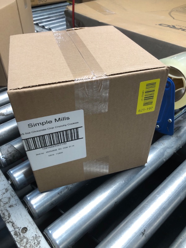 Photo 1 of ***EXPIRATION: 05/26 *** Simple Mills Almond Flour Chocolate Chip Cookies, Gluten Free and Delicious Crunchy Cookies, Organic Coconut Oil, Good for Snacks, 6 Count (Packaging May Vary)
