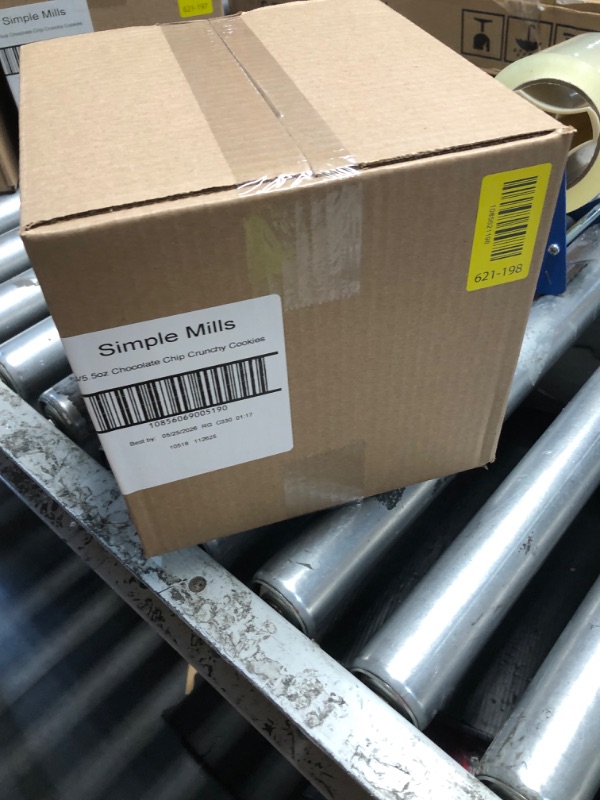 Photo 1 of ***EXPIRATION: 05/26 *** Simple Mills Almond Flour Chocolate Chip Cookies, Gluten Free and Delicious Crunchy Cookies, Organic Coconut Oil, Good for Snacks, 6 Count (Packaging May Vary)