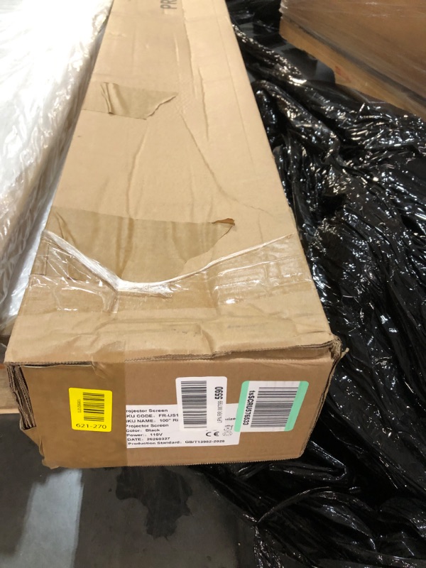 Photo 1 of ***TRUCK/TRAILER PICKUP ONLY*** NothingProjector Motorized ALR Screen for Ultra Short Throw Projector, 95% Ambient Light Rejecting, 100 inch, Floor Rising, 4K/8K UHD, Active 3D, Anti Daylight, Electric Retractable Automatic NothPJ