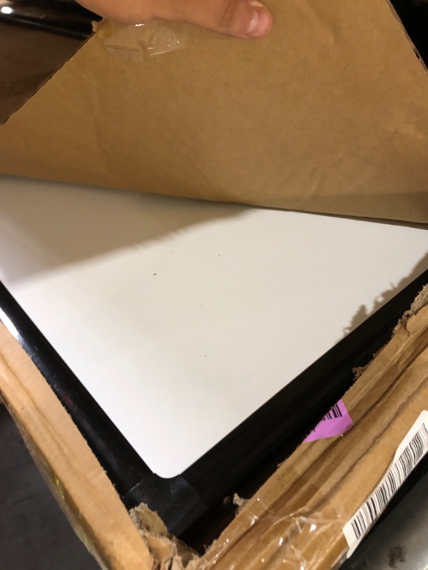 Photo 1 of ***DAMAGE ON BOTH SIDES OF BOARD***
Rolling Dry Erase Board 48 x 36 - Large Portable Magnetic Whiteboard with Stand - Double Sided Easel Style Whiteboard with Wheels - Mobile Standing White Board for Office, Classroom & Home