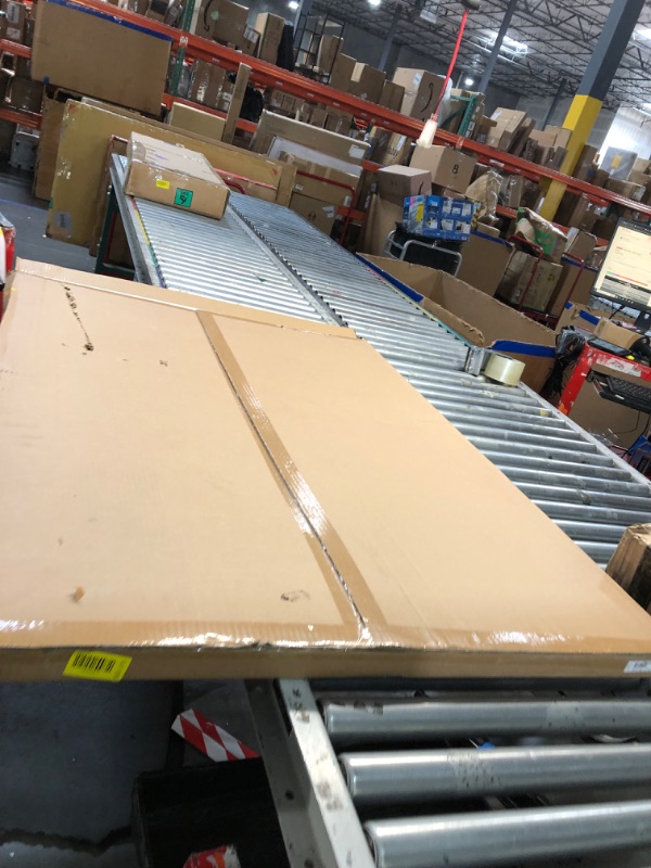 View 2 of ****stock photo reference**Mead Dry Erase White Board, 48" x 36" Magnetic Whiteboard for Horizontal or Vertical Mount, White/Silver (SM85357)